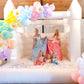 Standard White Bounce Castle with Ball Pit