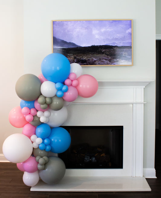 Baby, Baby, Baby Grab & Go Balloon Garland