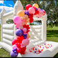 Standard White Bounce Castle with Ball Pit